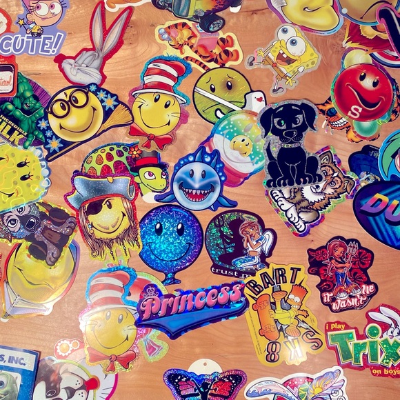 Y2K Early 2000s Vintage Vending Machine Sticker Lot - Picture 2 of 12